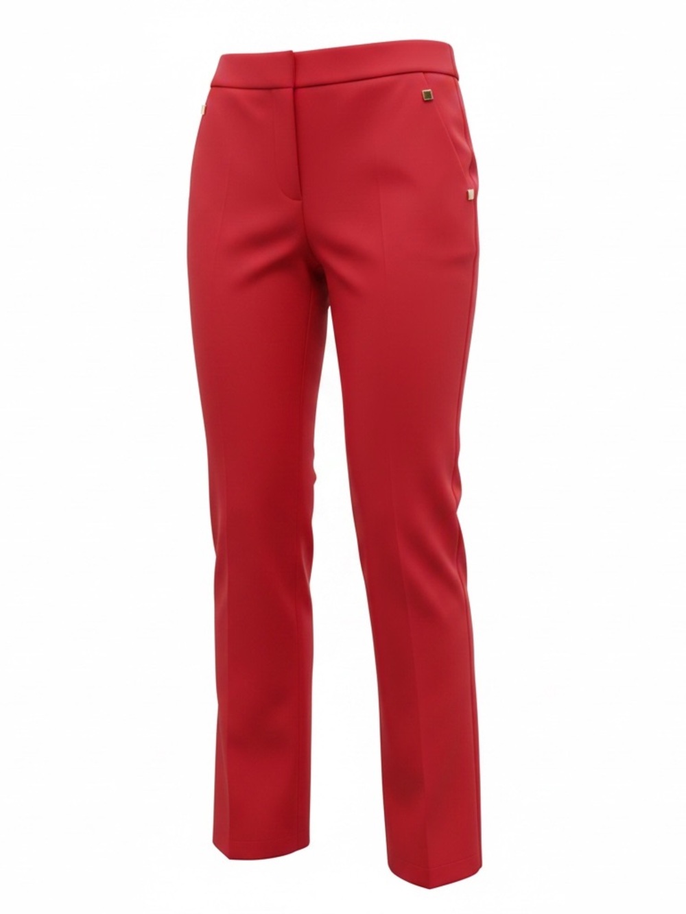 Chico's Bright Red Ponte Skinny Pants